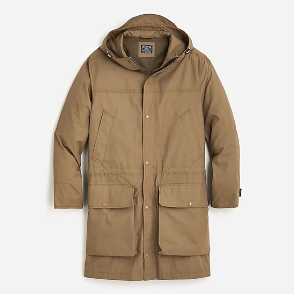 NWT JCrew Fremont hooded canvas jacket